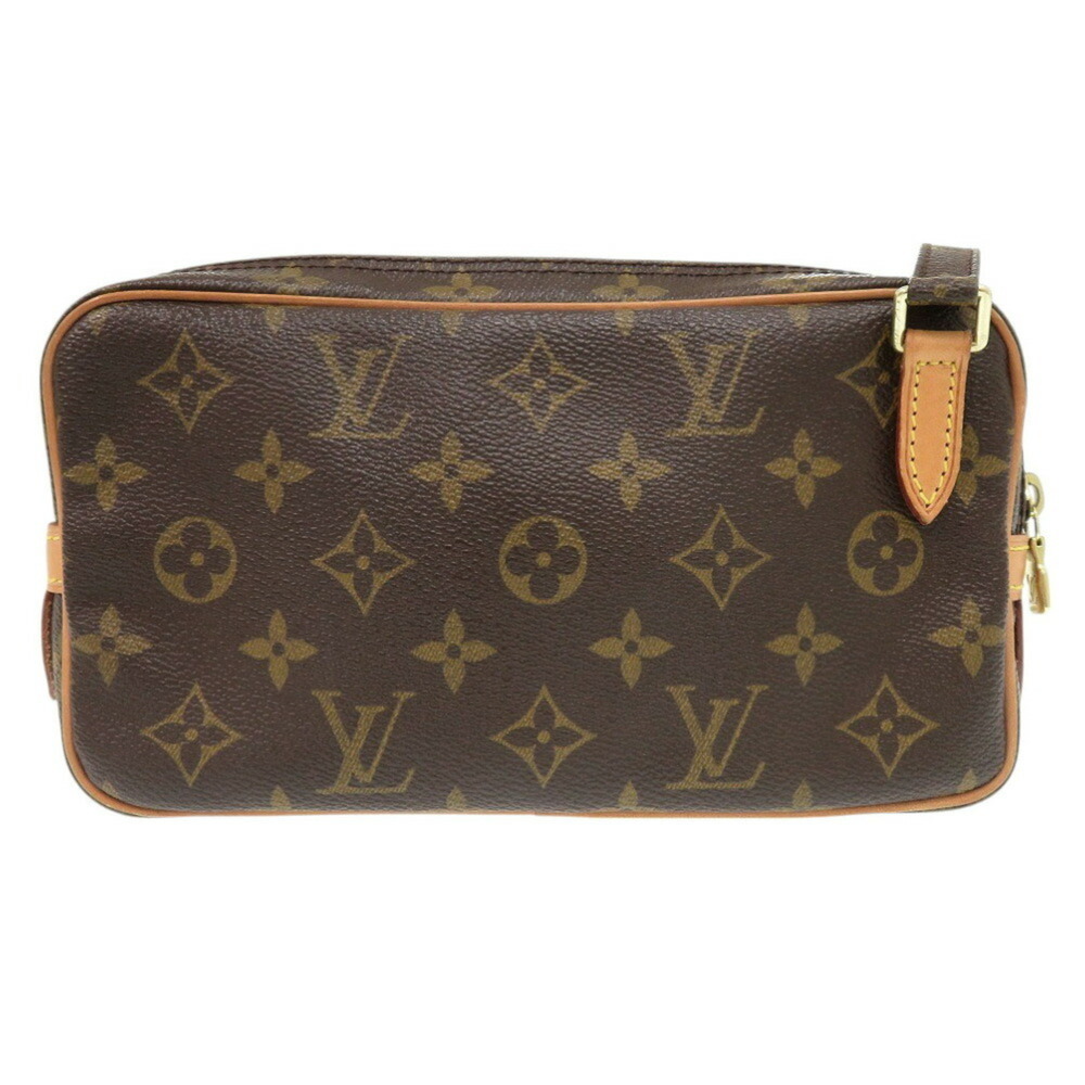 LOUIS VUITTON Authentic Brown Monogram Shoulder Bag - Picture 3 of 8